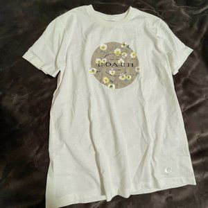 Printed Coach T-Shirt with Embroidery